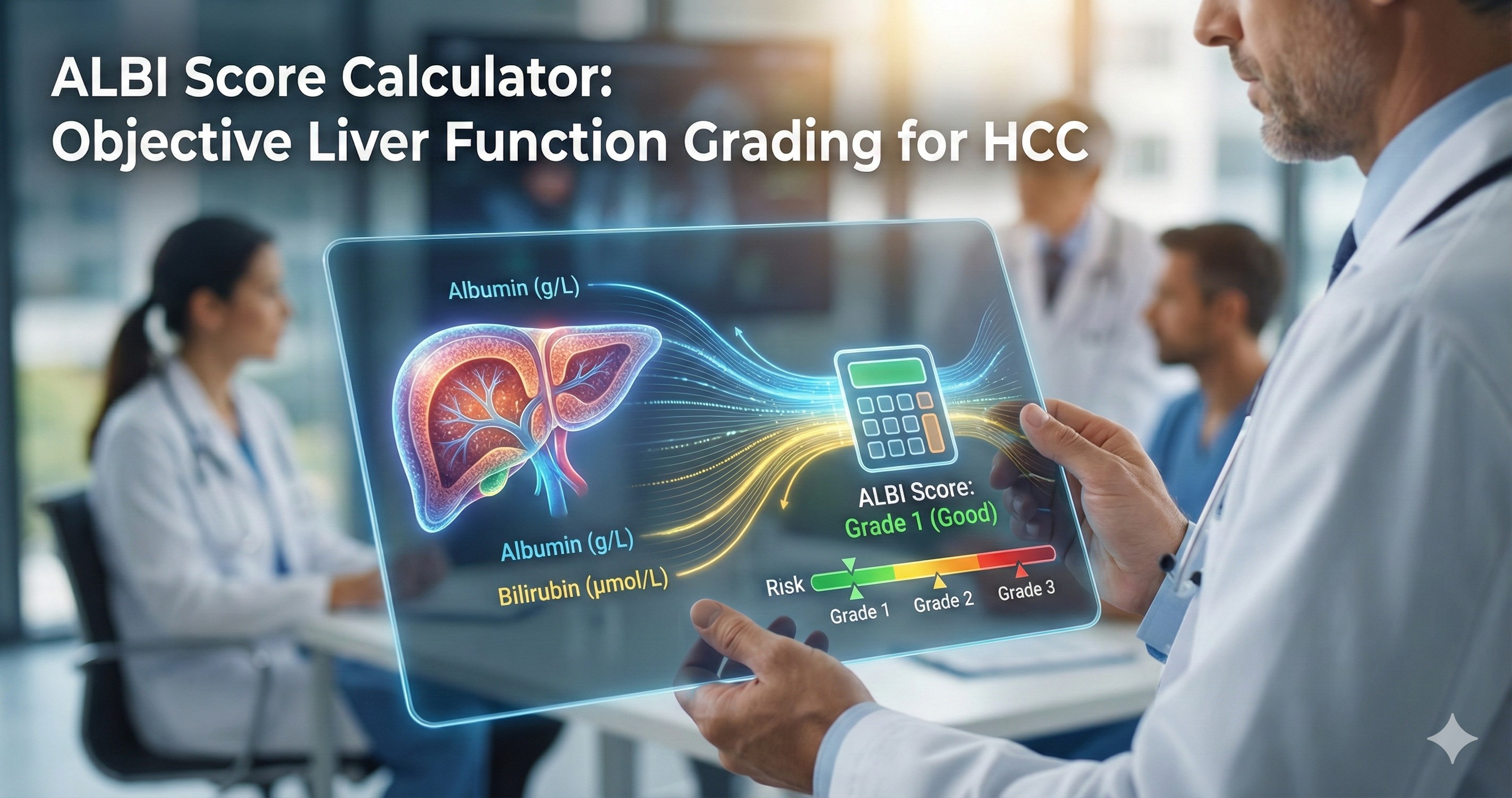ALBI Score Calculator: Objective Liver Function Assessment for HCC