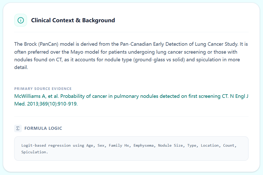 Comparison of Brock with Mayo and other models