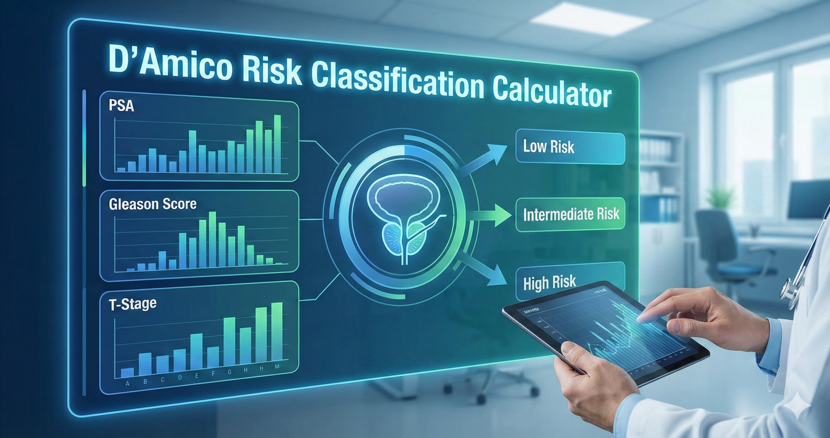 D’Amico Risk Classification Calculator | OncoToolkit