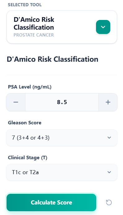 Calculator Input Panel