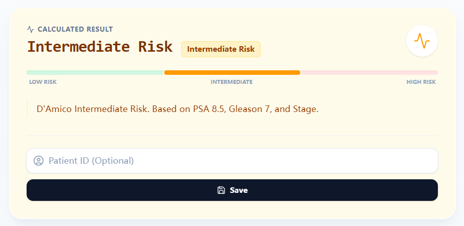 Calculator Output Example