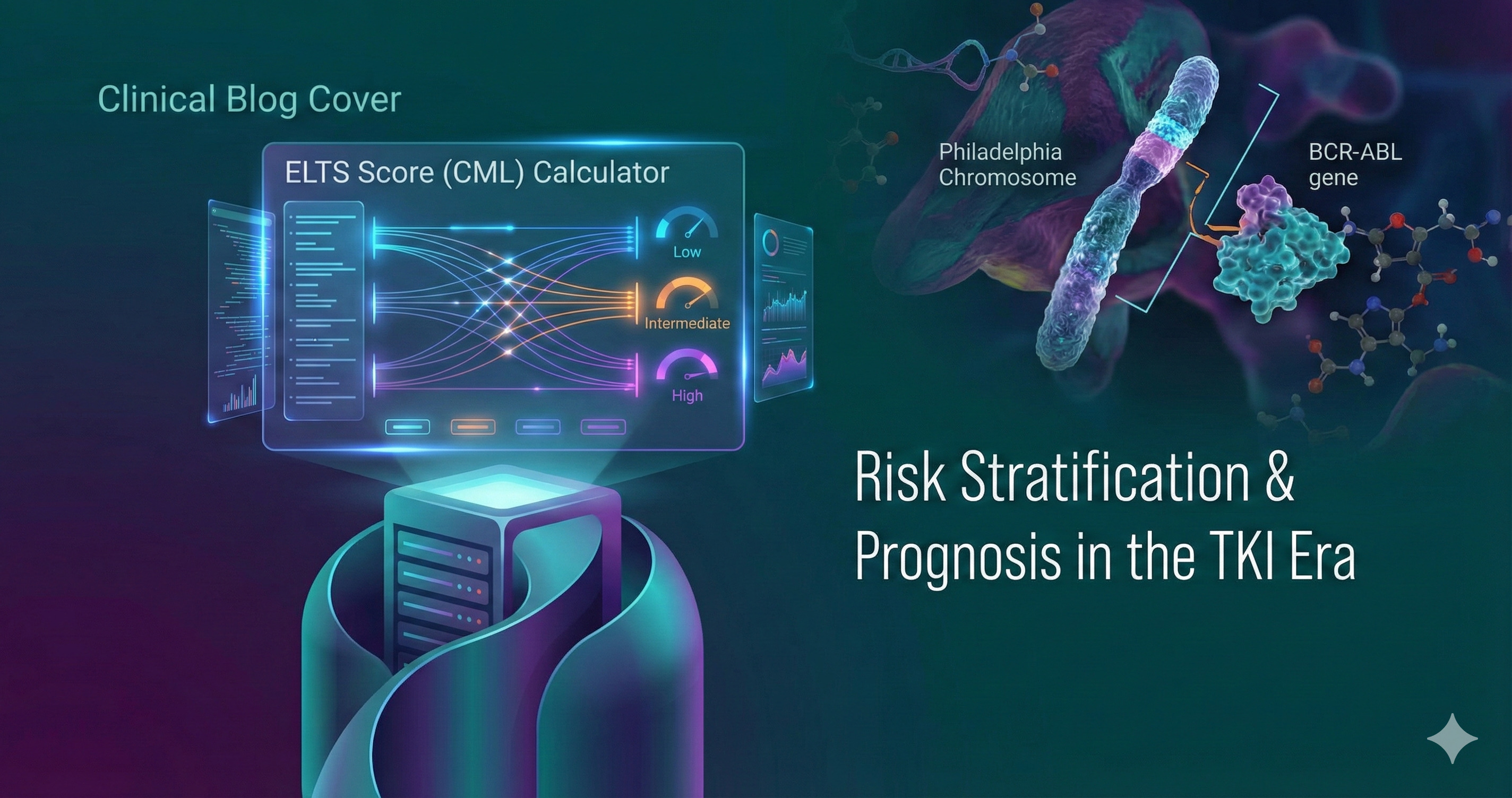 ELTS Score (CML) Calculator — Risk-Stratify CML at Diagnosis