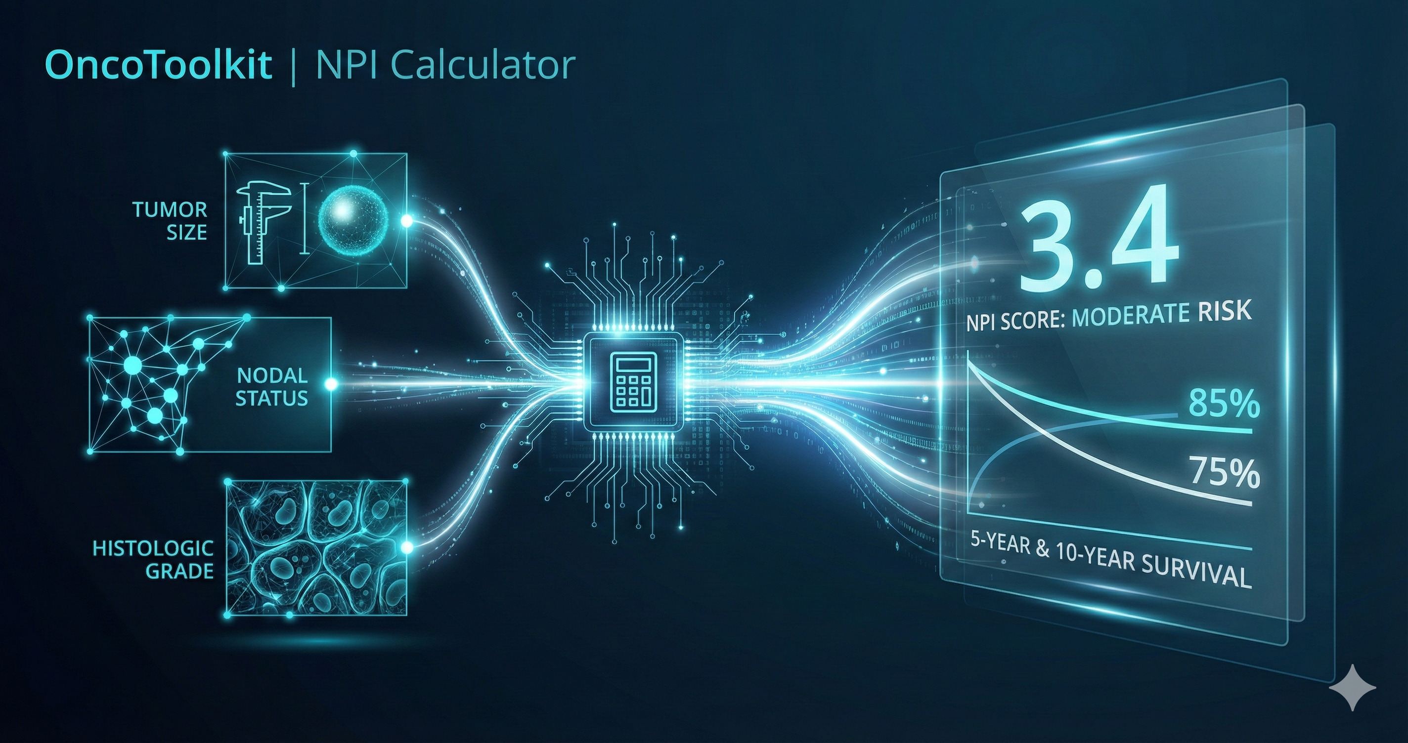 Comprehensive Nottingham Prognostic Index (NPI) Breast Cancer Calculator