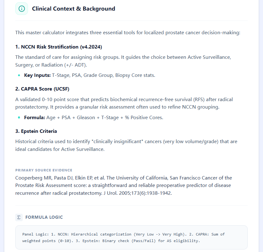 Prostate Cancer Clinical Background
