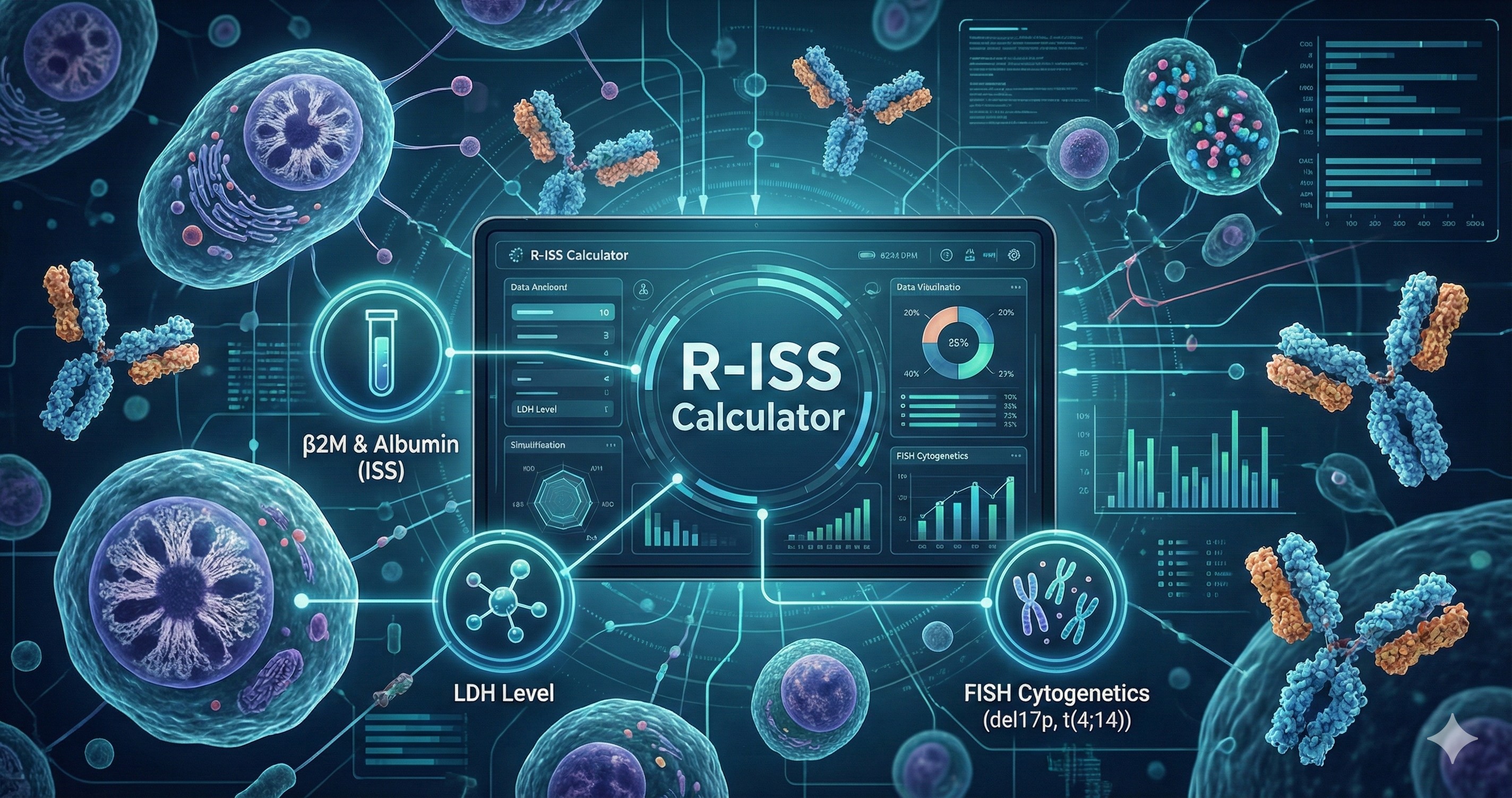 R-ISS (Multiple Myeloma) Calculator: Guideline-Aligned Staging