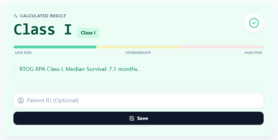 Calculator Result Card