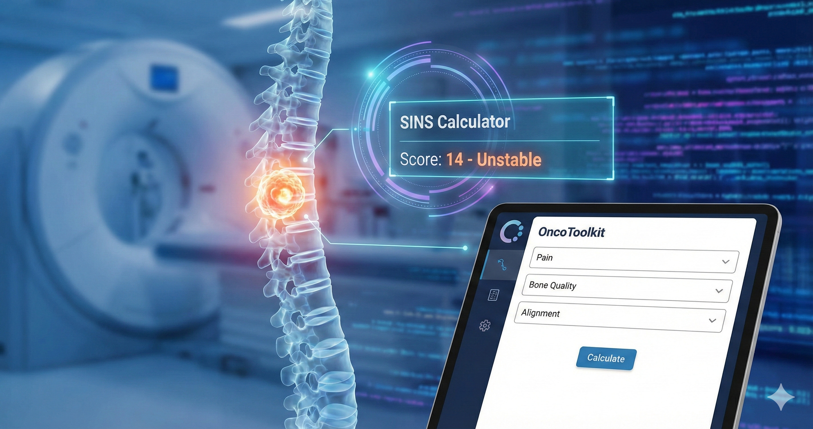 SINS (Spinal Instability) Calculator — Assess Tumor-Related Spine Instability Online