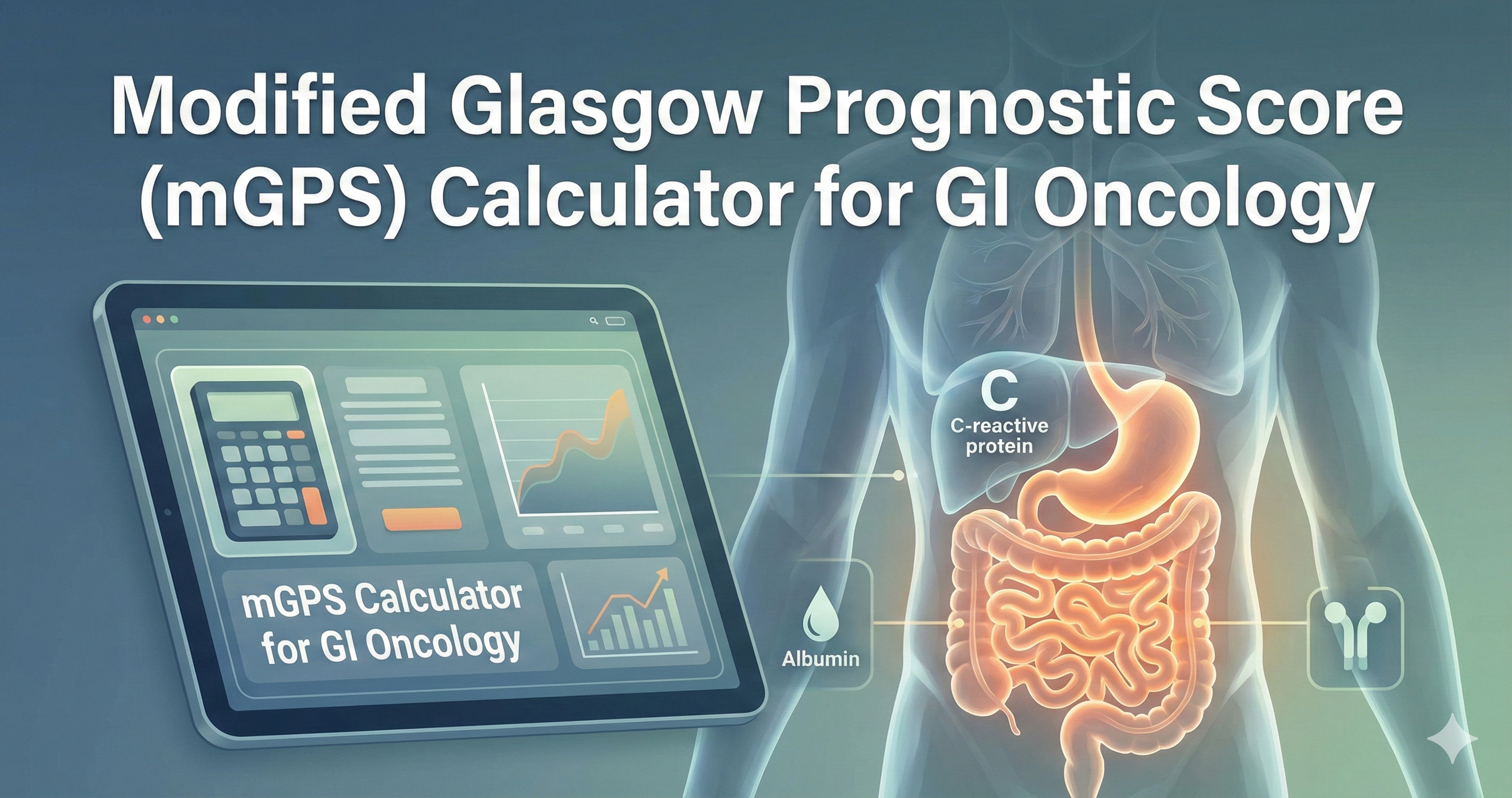 Modified Glasgow Prognostic Score (mGPS) Calculator for GI Oncology