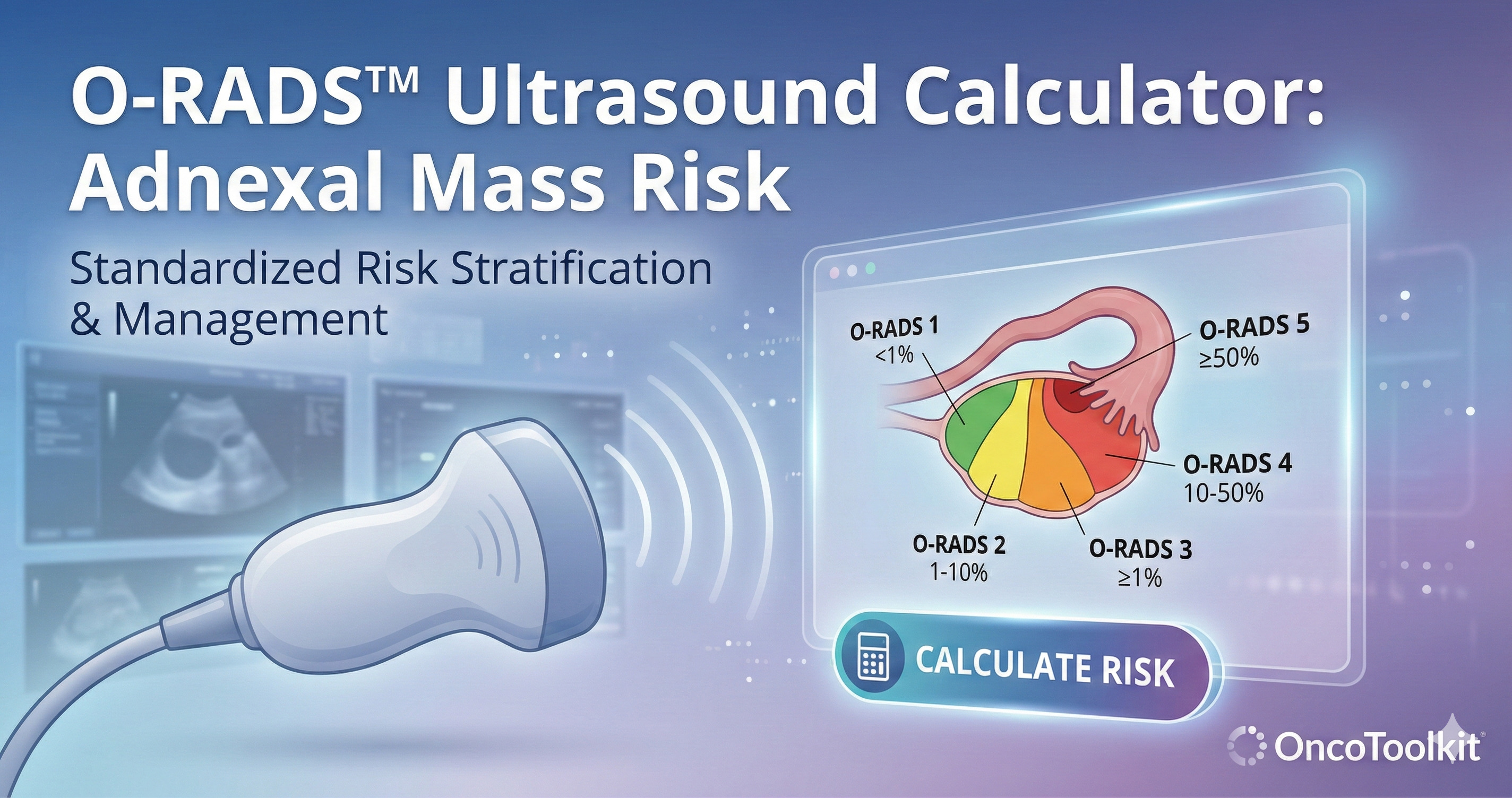 O-RADS Ultrasound Calculator: Adnexal Mass Risk Tool